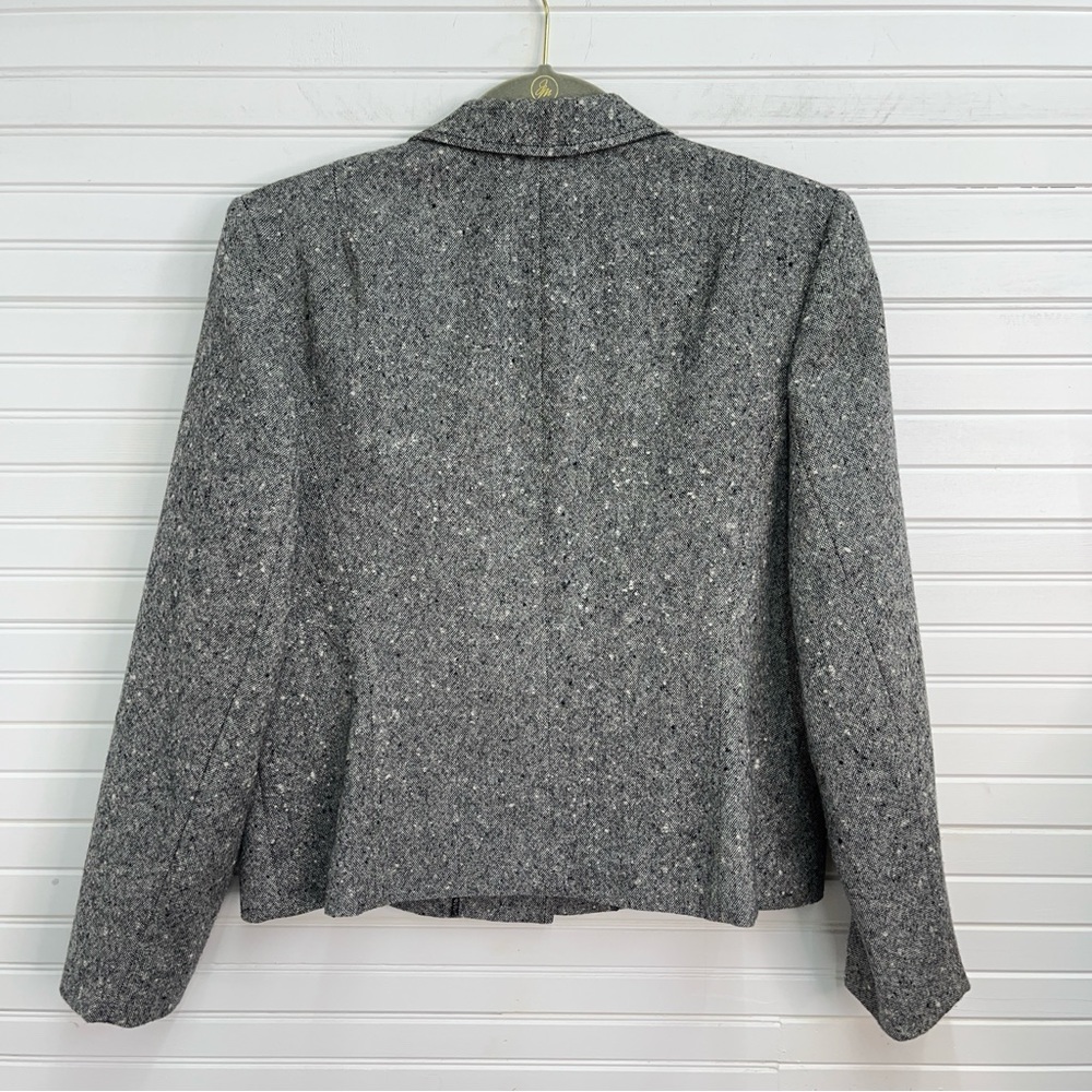 Pendleton Petite Speckled Wool One Button Blazer - image 2